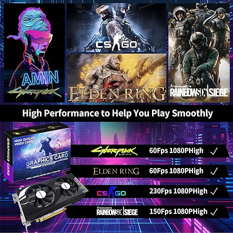Radeon RX 580 8GB Graphics Card, 256Bit 2048SP GDDR5 AMD Video Card for Pc Gaming - Image 3
